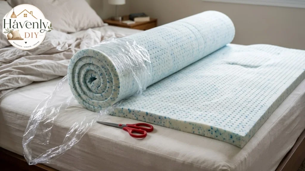Memory foam mattress topper expanding after unboxing